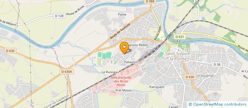 localisation de l'entreprise MONSIEUR GERARD BERNAL à SAINT-SULPICE-LA-POINTE