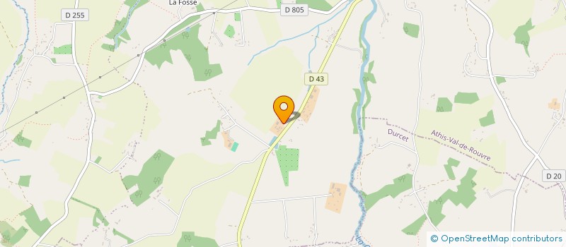 localisation de l'entreprise MONSIEUR GERARD BERNIER à ATHIS-VAL DE ROUVRE