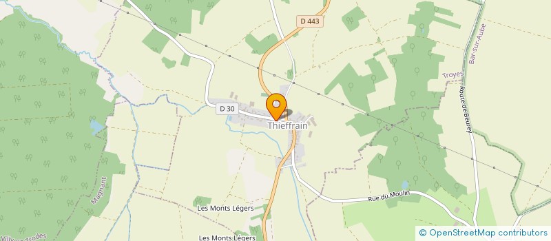 localisation de l'entreprise MONSIEUR GERARD BERNIER à THIEFFRAIN