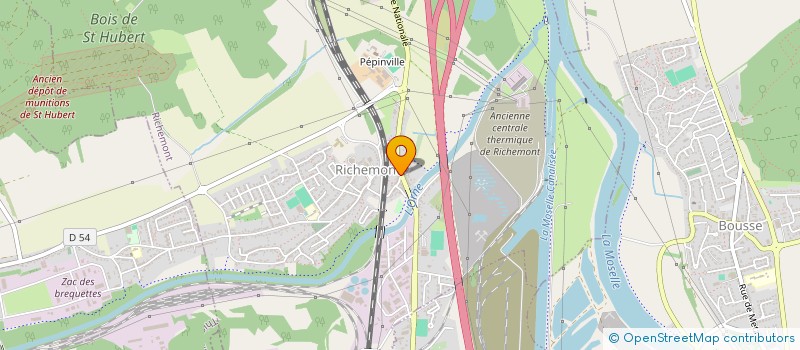 localisation de l'entreprise MONSIEUR GERARD BERNS  RICHEMONT