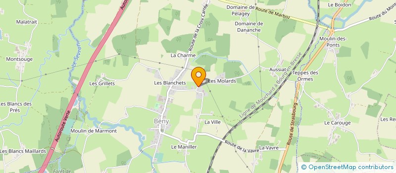 localisation de l'entreprise MONSIEUR GERARD BERROD  BENY