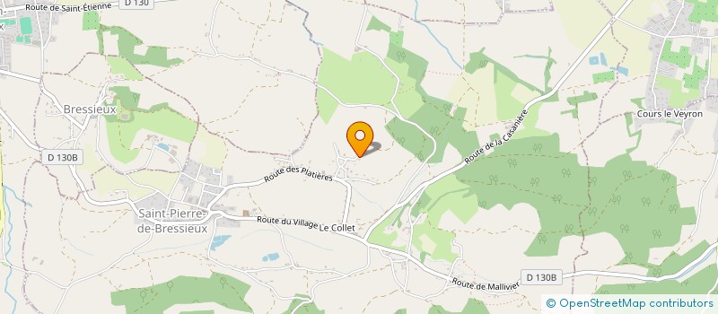 localisation de l'entreprise MONSIEUR GERARD BERRUYER  SAINT-SIMEON-DE-BRESSIEUX