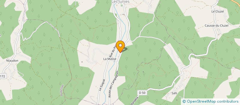 localisation de l'entreprise MONSIEUR GERARD BERTILLE  LES JUNIES