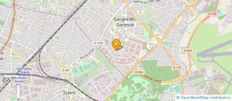 localisation de l'entreprise MONSIEUR GERARD BERTIN à GARGES-LES-GONESSE