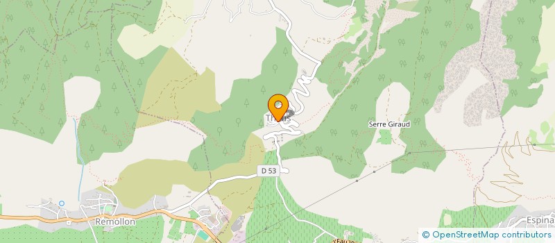 localisation de l'entreprise MONSIEUR GERARD BERTOCHIO  THEUS