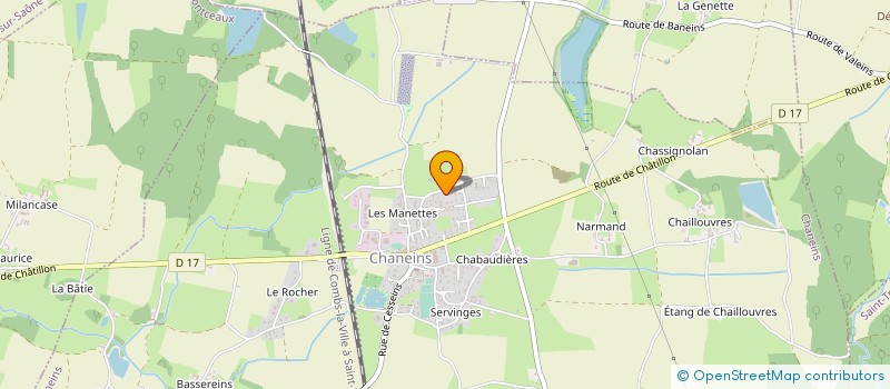 localisation de l'entreprise MONSIEUR GERARD BERTRAND à CHANEINS