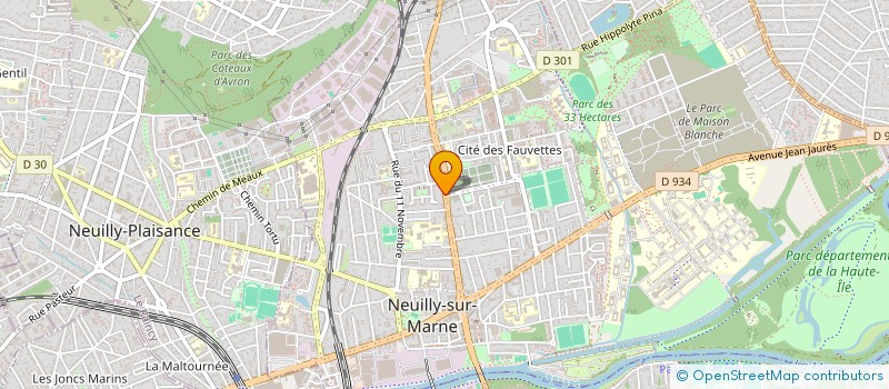 localisation de l'entreprise MONSIEUR GERARD BERTRAUD à NEUILLY-SUR-MARNE