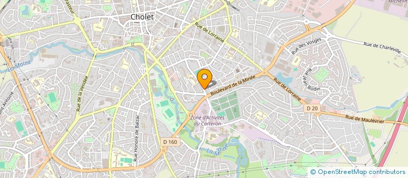 localisation de l'entreprise MONSIEUR GERARD BESSON à CHOLET