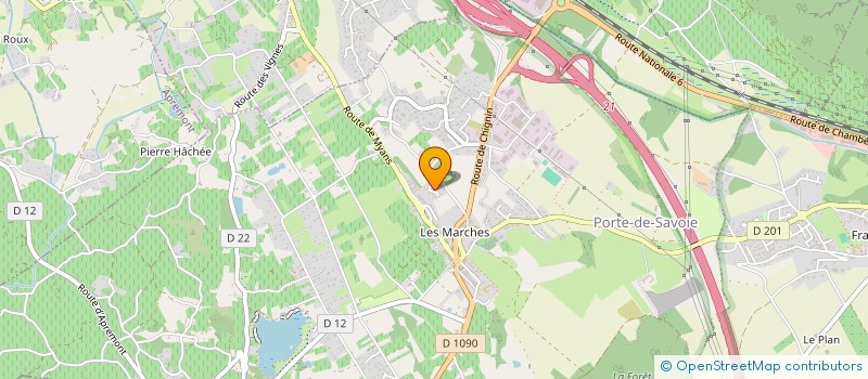 localisation de l'entreprise MONSIEUR GERARD BESTENTI  PORTE-DE-SAVOIE