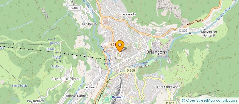 localisation de l'entreprise MONSIEUR GERARD BETORI  BRIANCON