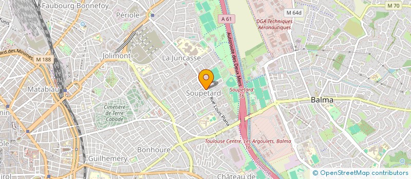 localisation de l'entreprise MONSIEUR GERARD BETTIG à TOULOUSE