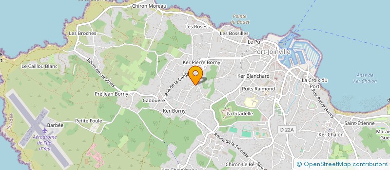 localisation de l'entreprise MONSIEUR GERARD BETUS  L'ILE-D'YEU