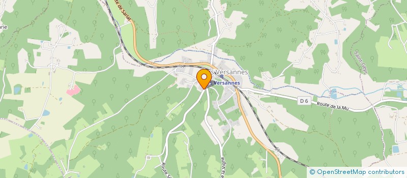 localisation de l'entreprise MONSIEUR GERARD BEUVELET  LA DOUZE