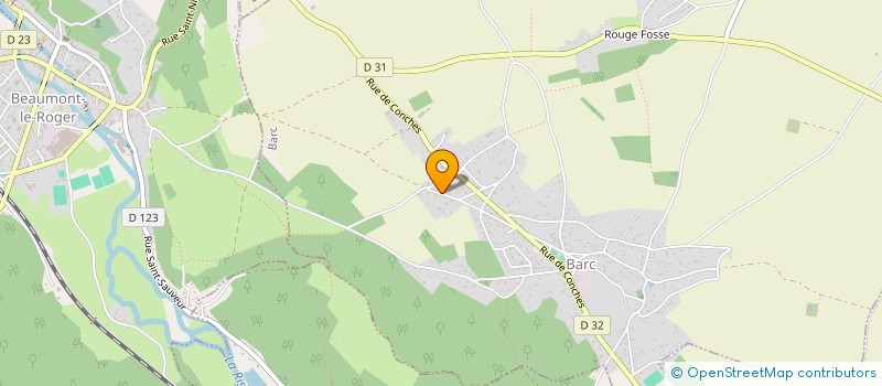 localisation de l'entreprise MONSIEUR GERARD BEZARD  BARC