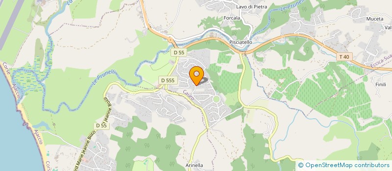 localisation de l'entreprise MONSIEUR GERARD BIABAUT à PIETROSELLA
