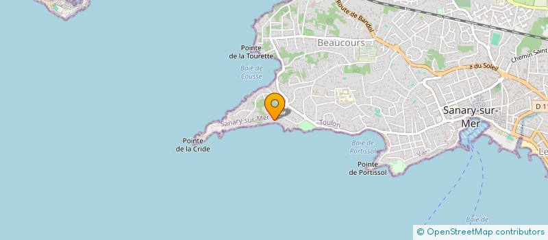 localisation de l'entreprise MONSIEUR GERARD BIDOU à SANARY-SUR-MER