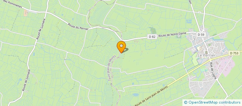 localisation de l'entreprise MONSIEUR GERARD BILLON  PERRIER (LE)