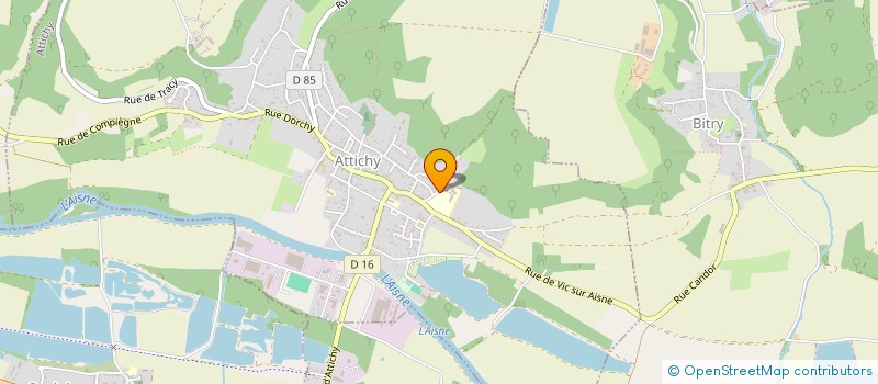 localisation de l'entreprise MONSIEUR GERARD BINANT  ATTICHY