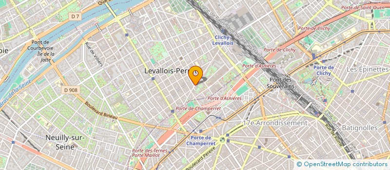 localisation de l'entreprise MONSIEUR GERARD BLADIER à LEVALLOIS-PERRET