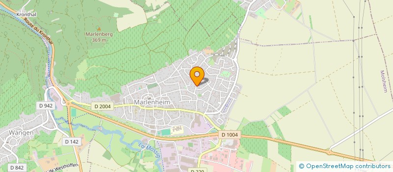 localisation de l'entreprise MONSIEUR GERARD BLAESS  MARLENHEIM