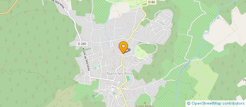 localisation de l'entreprise MONSIEUR GERARD BLAISE  NANS-LES-PINS