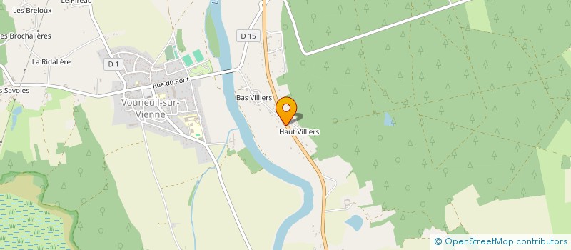 localisation de l'entreprise MONSIEUR GERARD BLANCHARD  VOUNEUIL-SUR-VIENNE