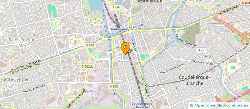 localisation de l'entreprise MONSIEUR GERARD BLANCHARD  DUNKERQUE