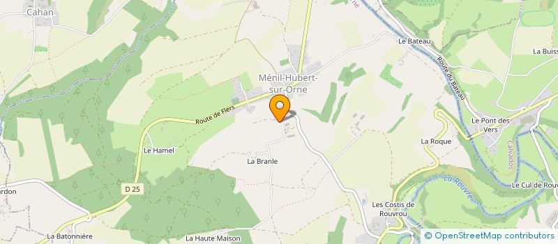 localisation de l'entreprise MONSIEUR GERARD BLANCHARD à CAHAN