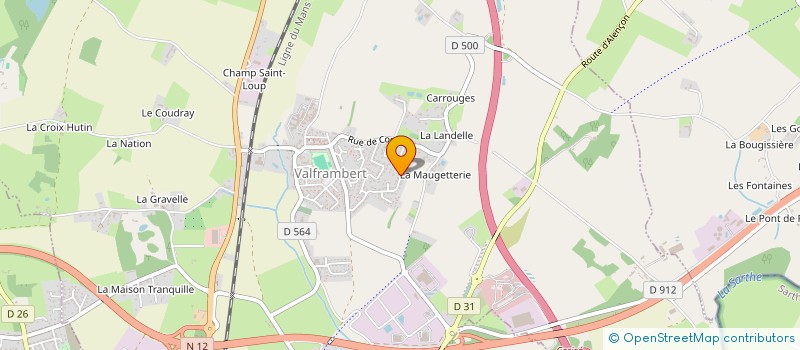 localisation de l'entreprise MONSIEUR GERARD BLANCHARD à VALFRAMBERT