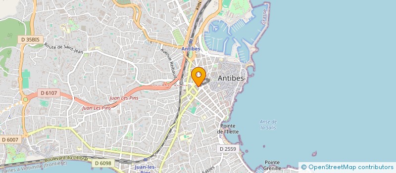 localisation de l'entreprise MONSIEUR GERARD BLANCHON à ANTIBES