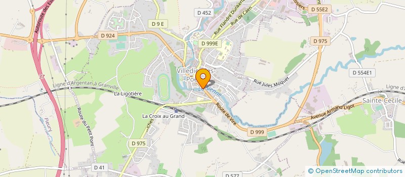 localisation de l'entreprise MONSIEUR GERARD BLIN à VILLEDIEU-LES-POELES-ROUFFIGNY