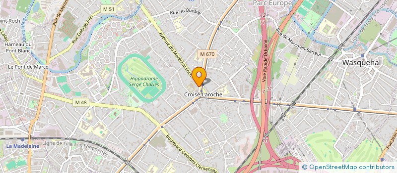 localisation de l'entreprise MONSIEUR GERARD BLONDEAU à MARCQ-EN-BAROEUL