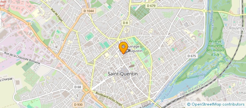 localisation de l'entreprise MONSIEUR GERARD BLOT à SAINT-QUENTIN