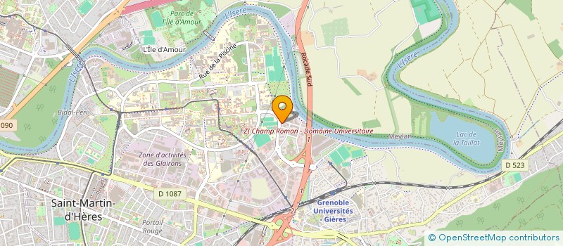 localisation de l'entreprise MONSIEUR GERARD BOCQUET  GIERES