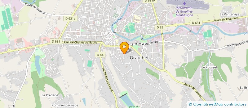 localisation de l'entreprise MONSIEUR GERARD BOGDEL à GRAULHET