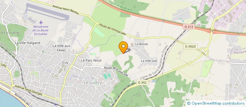 localisation de l'entreprise MONSIEUR GERARD BOGRAND à LA BAULE-ESCOUBLAC