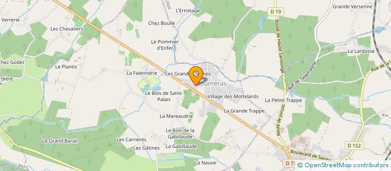 localisation de l'entreprise MONSIEUR GERARD BOILEVIN  SOUMERAS