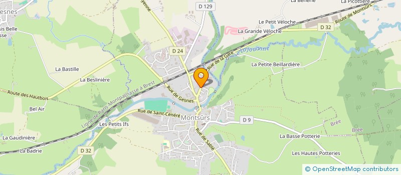 localisation de l'entreprise MONSIEUR GERARD BOISAUBERT à MONTSURS