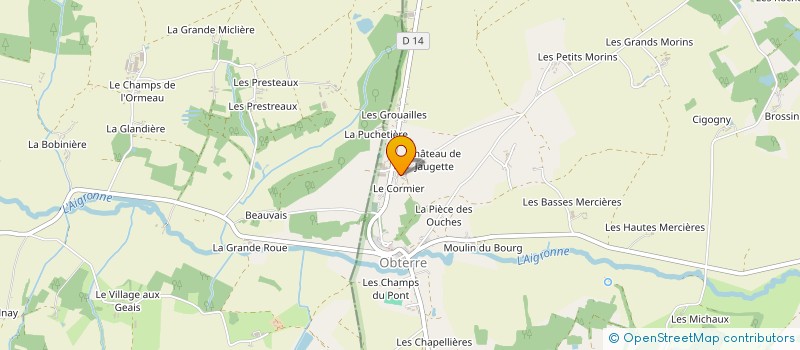 localisation de l'entreprise MONSIEUR GERARD BOISGARD à OBTERRE