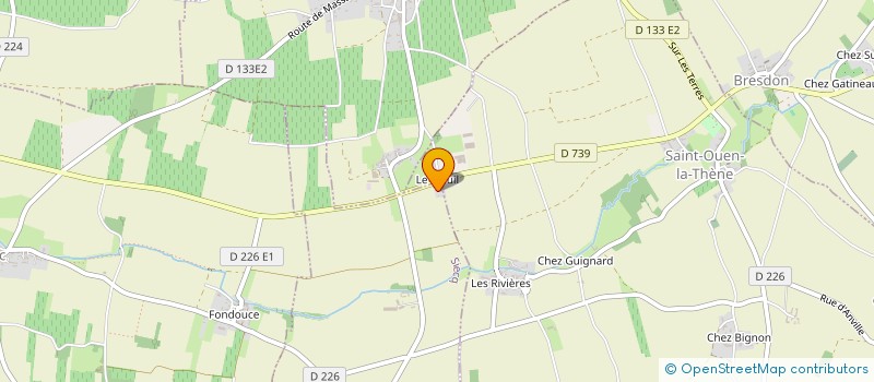 localisation de l'entreprise MONSIEUR GERARD BOISNEAU  NEUVICQ LE CHATEAU