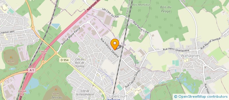 localisation de l'entreprise MONSIEUR GERARD BOITAERT  LIBERCOURT