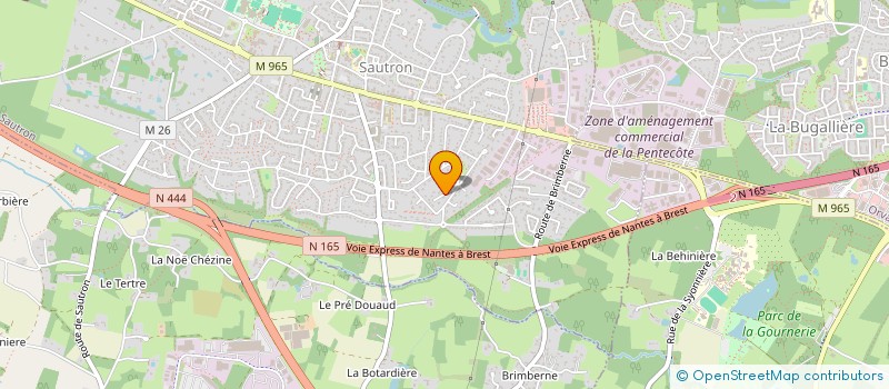 localisation de l'entreprise MONSIEUR GERARD BOITELLE à SAUTRON