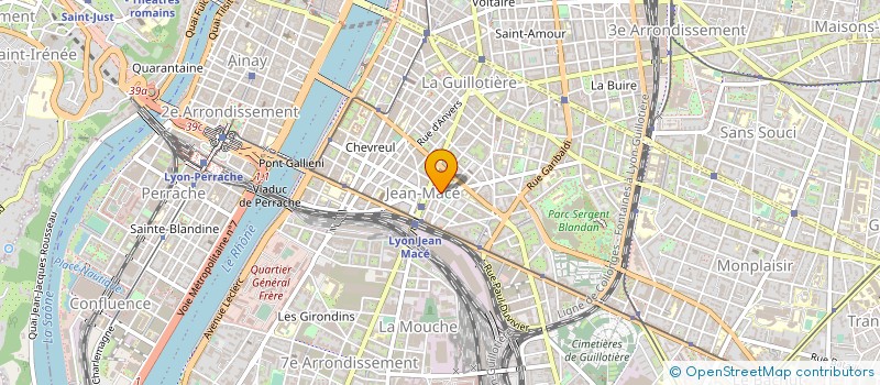 localisation de l'entreprise MONSIEUR GERARD BOIZET  LYON