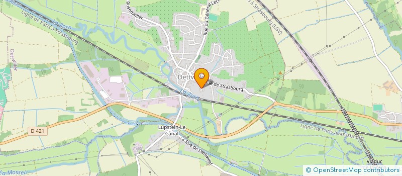 localisation de l'entreprise MONSIEUR GERARD BOLLENBACH  DETTWILLER