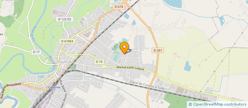 localisation de l'entreprise MONSIEUR GERARD BON  COUTRAS