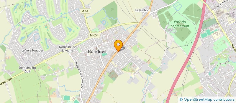 localisation de l'entreprise MONSIEUR GERARD BONDUELLE  BONDUES