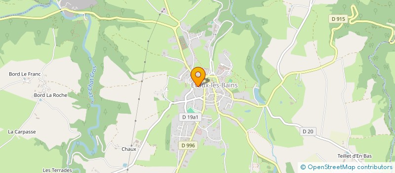 localisation de l'entreprise MONSIEUR GERARD BONHOMME à EVAUX-LES-BAINS