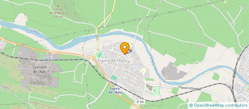 localisation de l'entreprise MONSIEUR GERARD BONNAUD  ESPIRA DE L AGLY