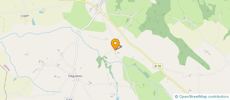 localisation de l'entreprise MONSIEUR GERARD BONNEFOUS  LEDERGUES