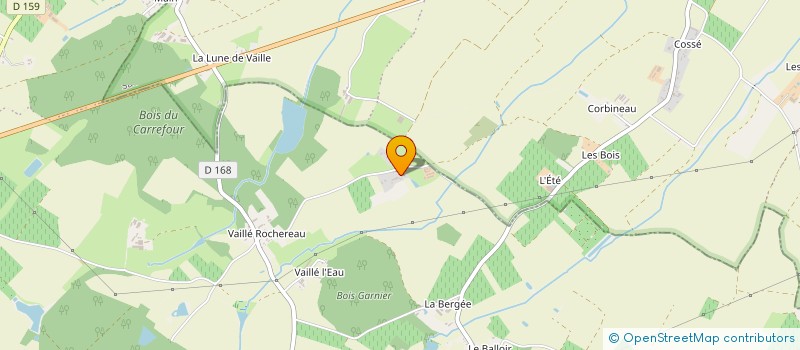 localisation de l'entreprise MONSIEUR GERARD BONNIN  SAINT-PAUL-DU-BOIS